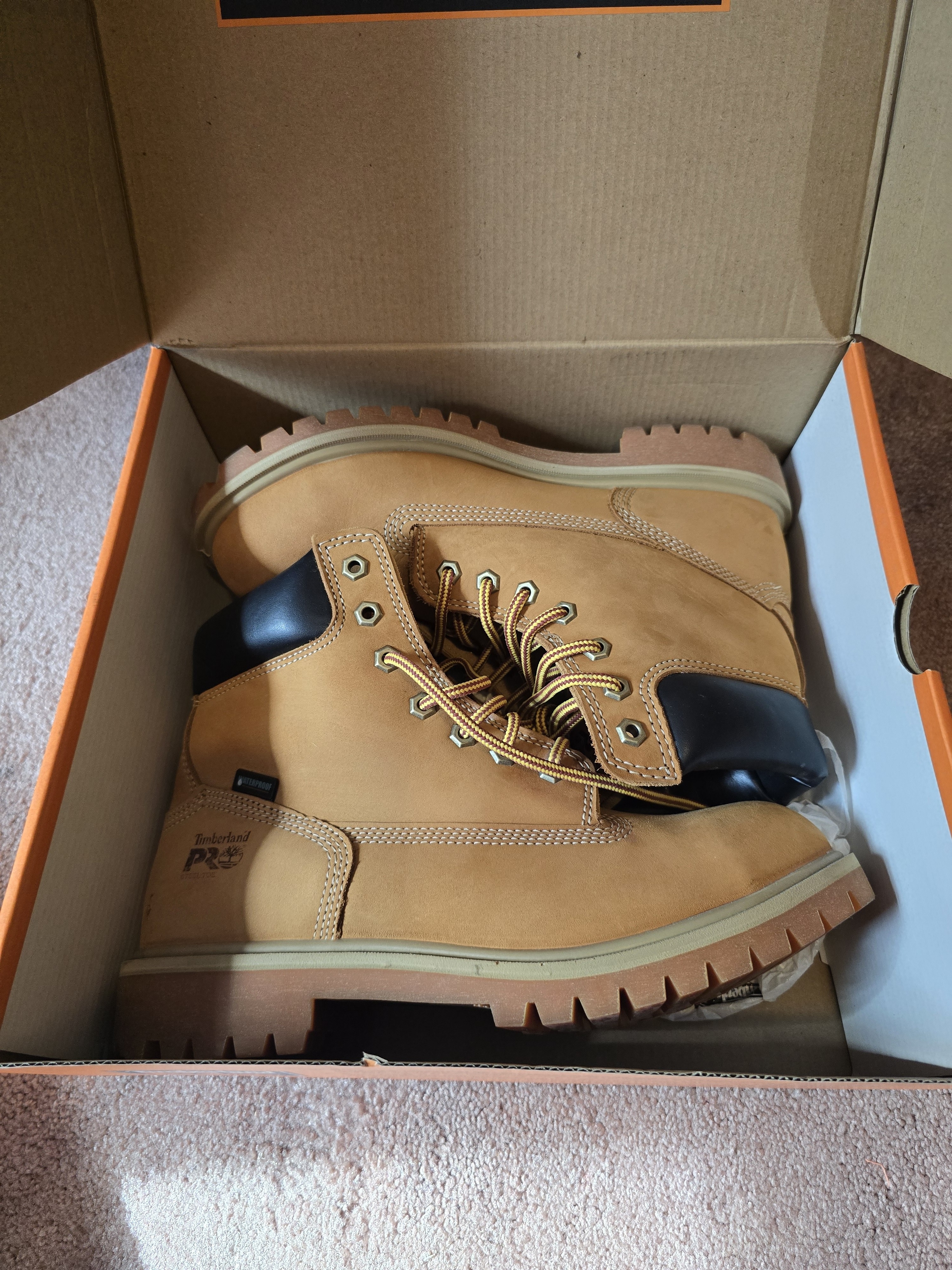 Timberland Pro Direct Attach 6" Waterproof Steel Toe Work Boot Women's Size 9